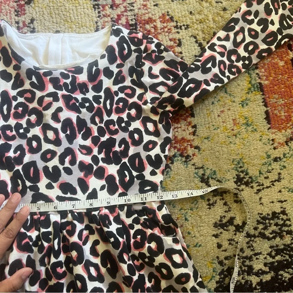 Gymboree Girls Kitty in Pink Leopard Print Dress - Size 10